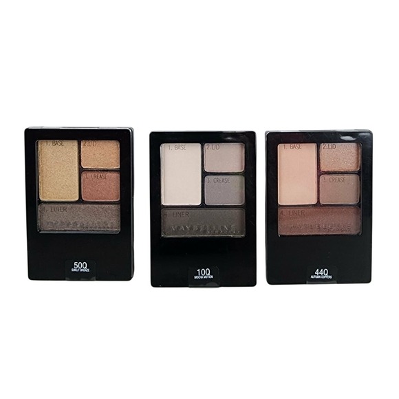Maybelline New York Other - Maybelline Eyeshadow‎  500 Sunset Bronze 100 Moonlit Shimmer 440 Autumn Coppers